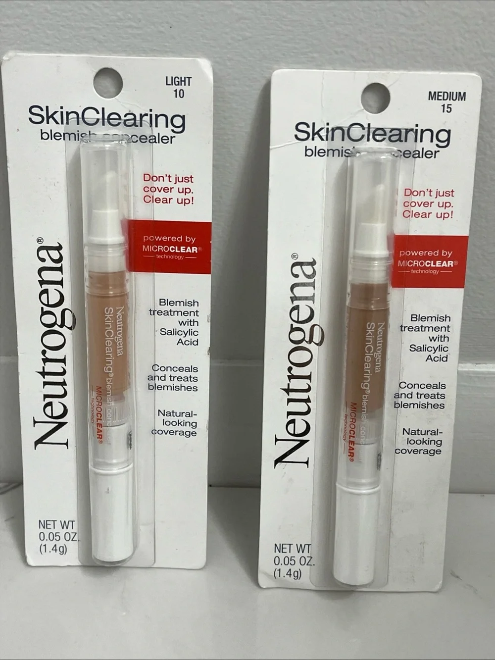 Neutrogena skin clearing blemish concealer light and medium